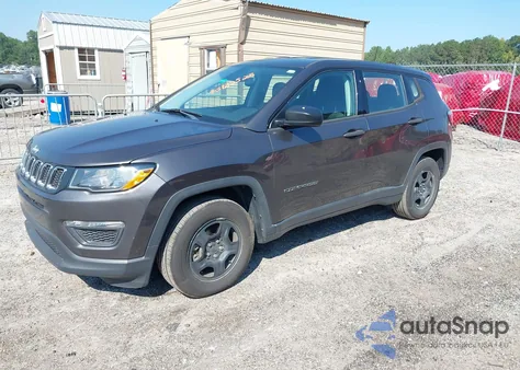 2018 Jeep Compass Sport Fwd из США, поврежденный, VIN 3C4NJCAB5JT489293